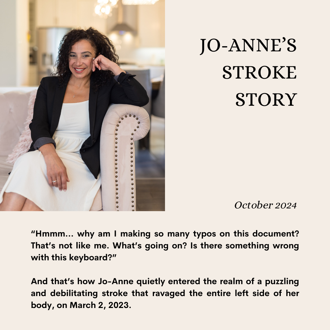 Jo Annes stroke story 1